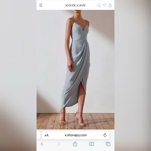 Shona Joy Cocktail Draped Dress - bridesmaid dress